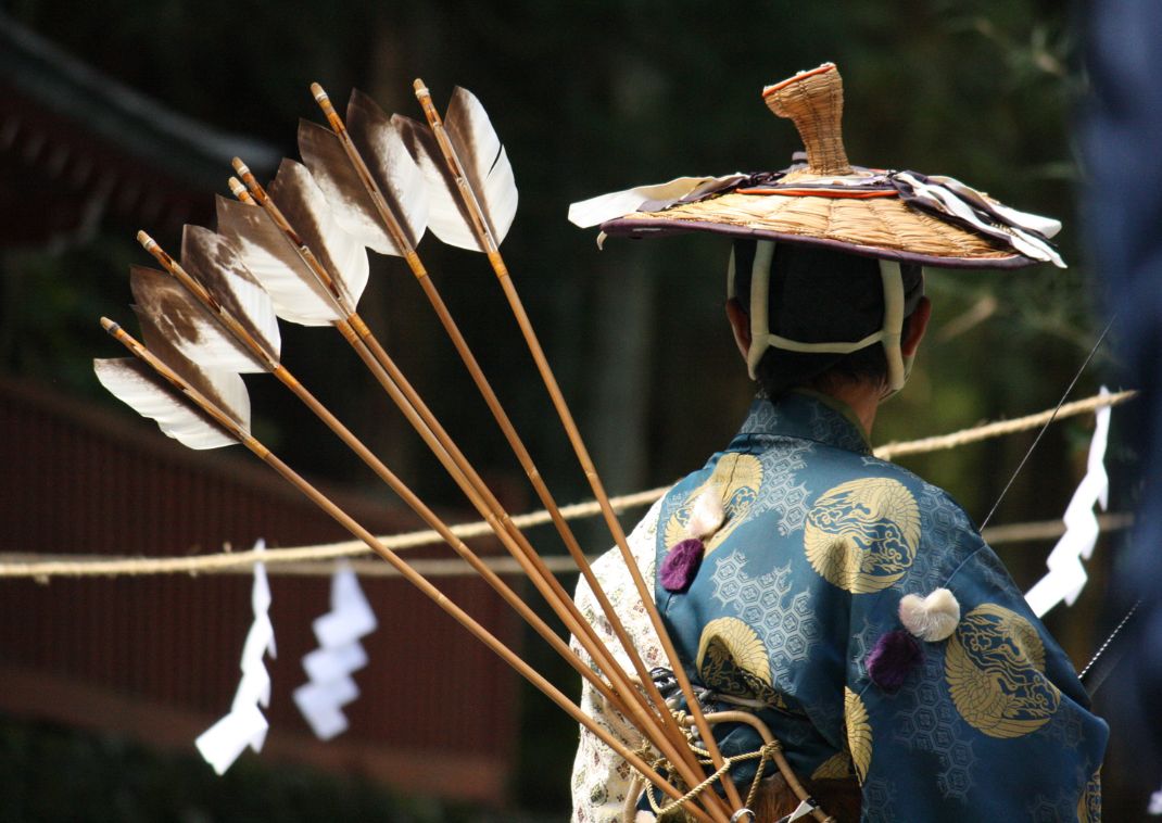 Poised Yabusame Archer, Shuki Taisai Matsuri, Nikko, Japan