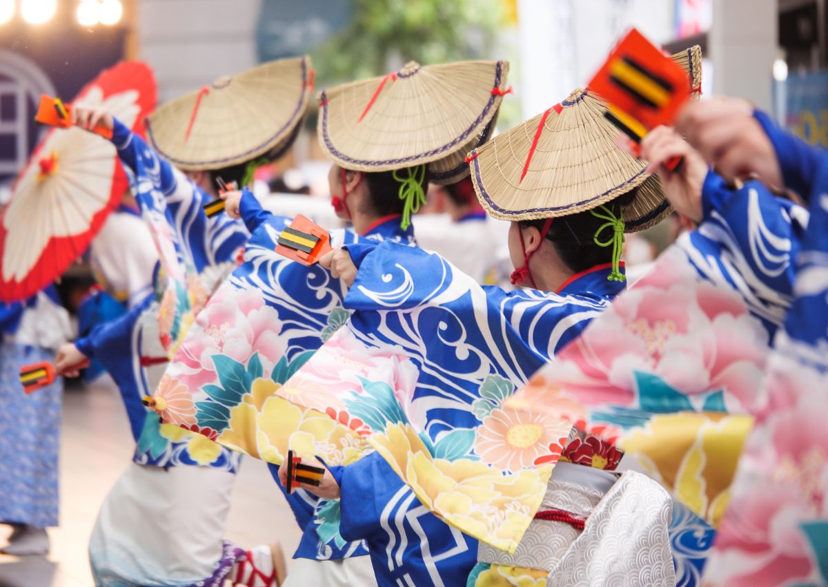 Dansere på Yosakoi festivalen, Shikoku