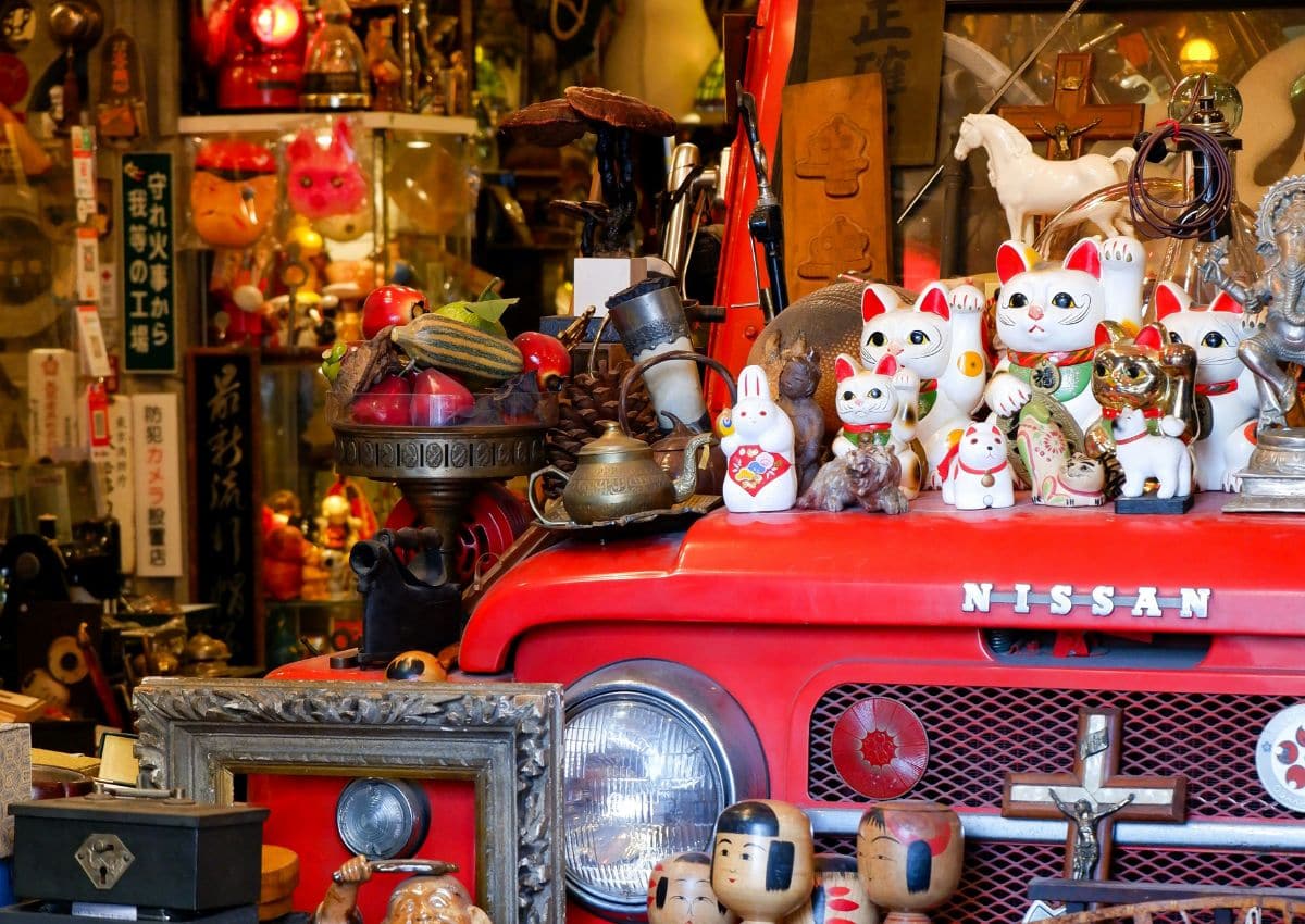 Antikbutik i Tokyo, Japan