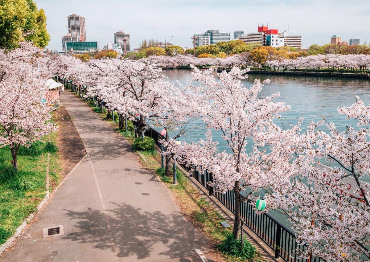 Kema Sakuranomiya park, Osaka, Japan