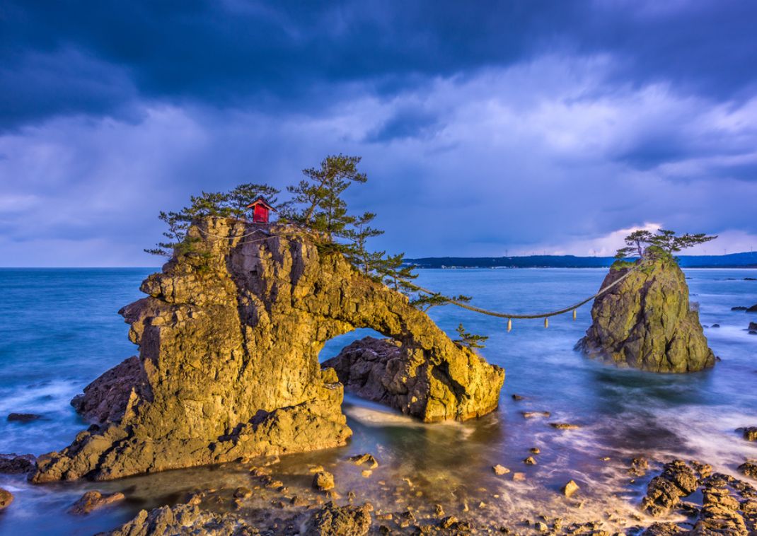 Hatago Iwa klipperne, Noto-halvøen, Japan