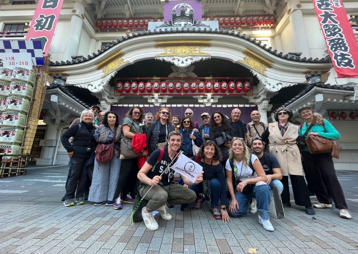  En af vores grupper i Japan Japan