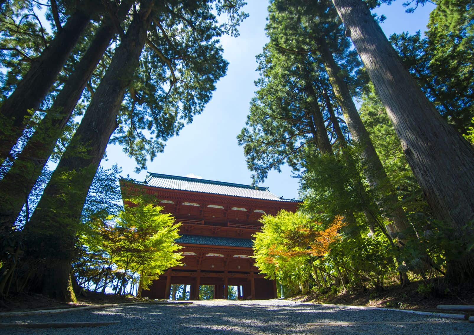 Buddhistisk tempel på Mount Koya, Japan