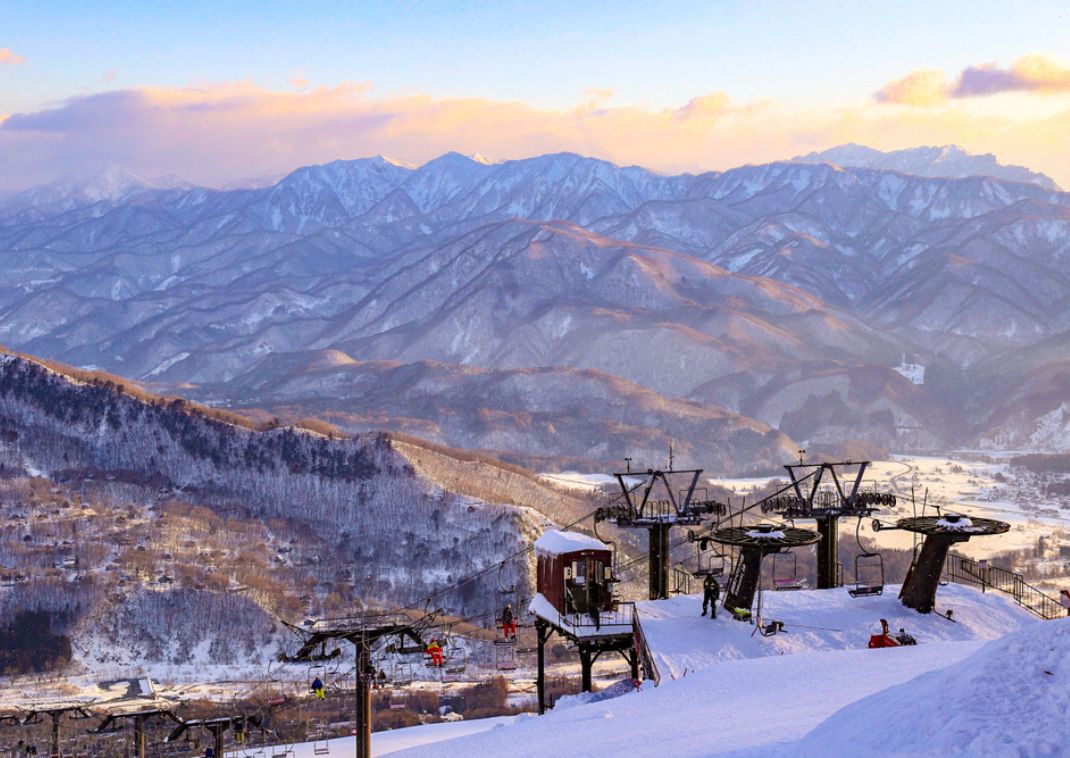 Skisportsstedet i Hakuba-dalen, Nagano