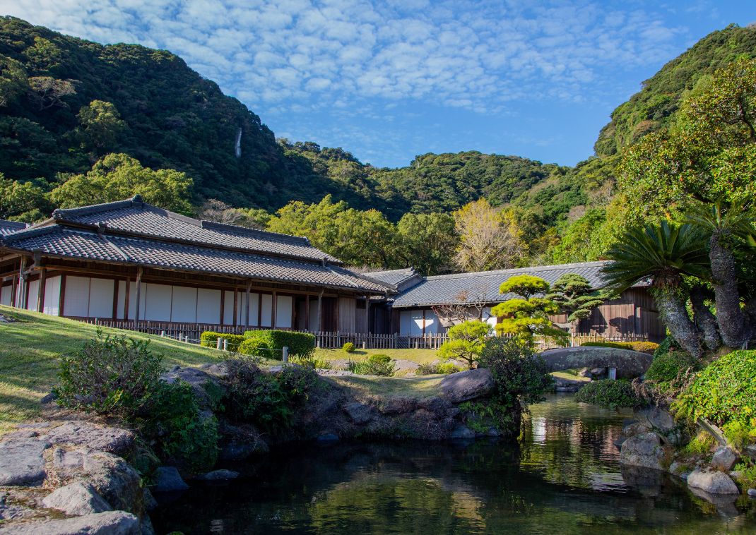 Sengan-en haven, Kagoshima, Japan