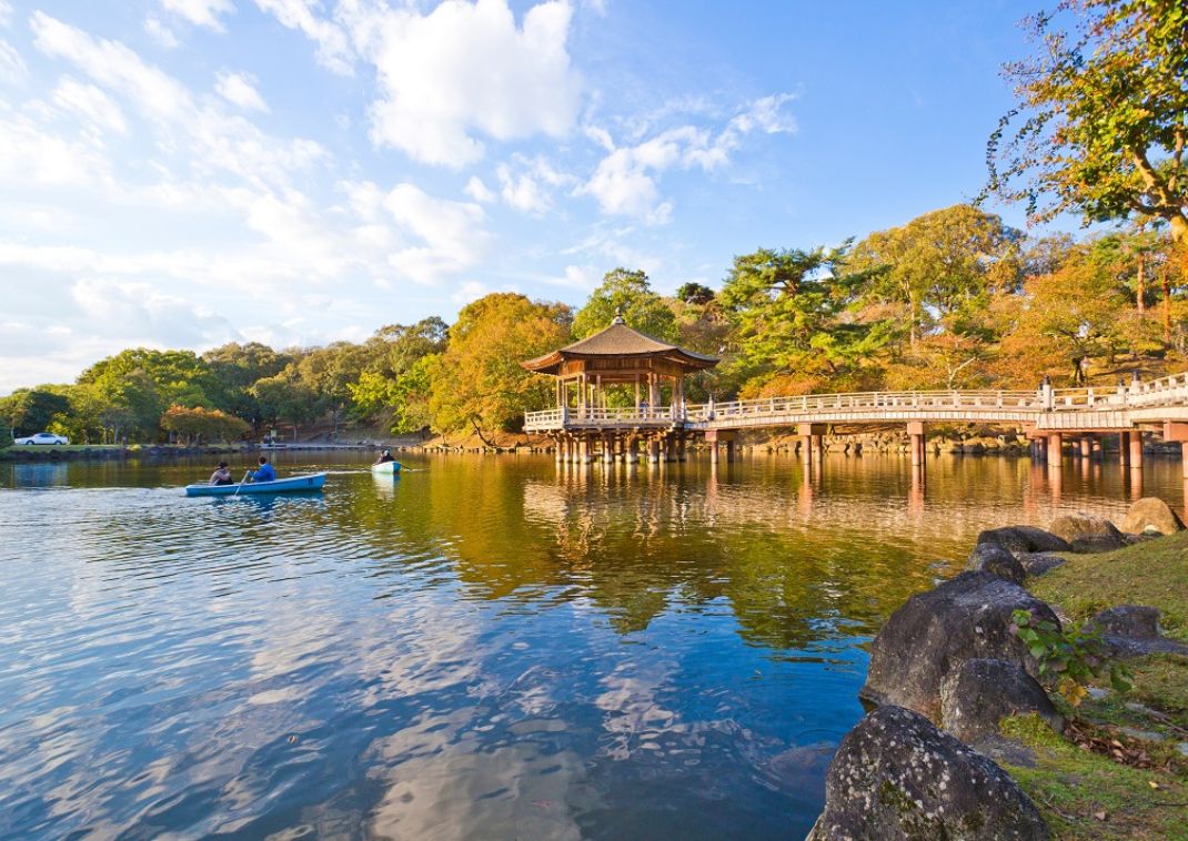  Ara dam i Yoshiki-en Garden, Nara