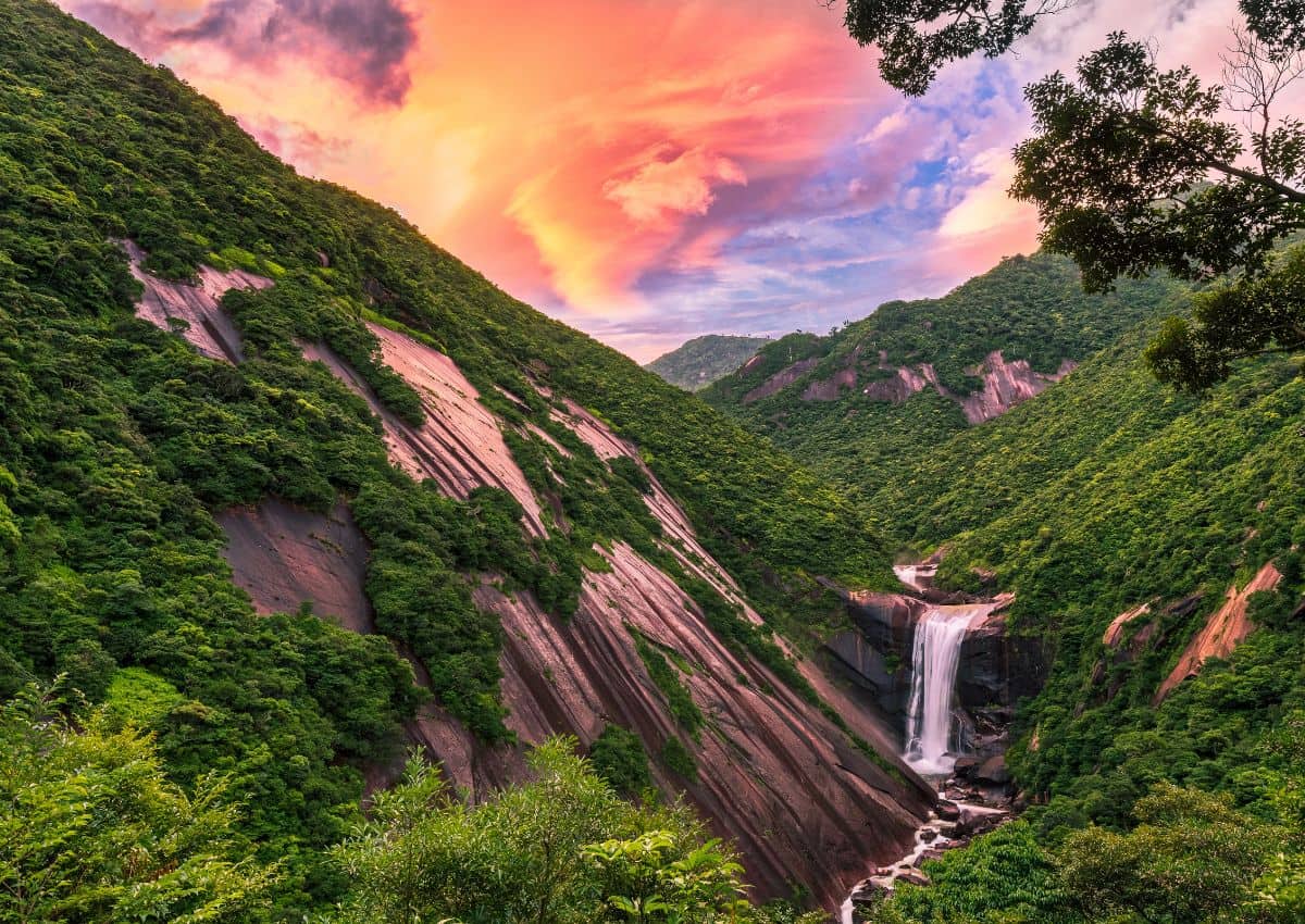 Vandfald ved Yakushima-øen, Kagoshima