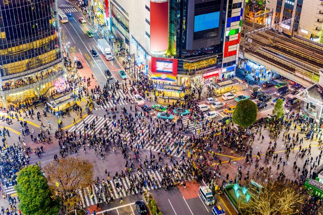 Shibuya-krydset, Tokyo