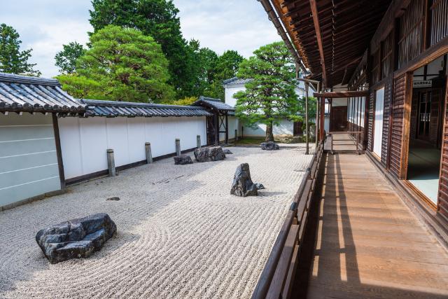 Stenhave i Nanzen-ji templet, Kyoto