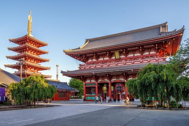 Tokyo - Senso-ji templet, Asakusa-distriktet 