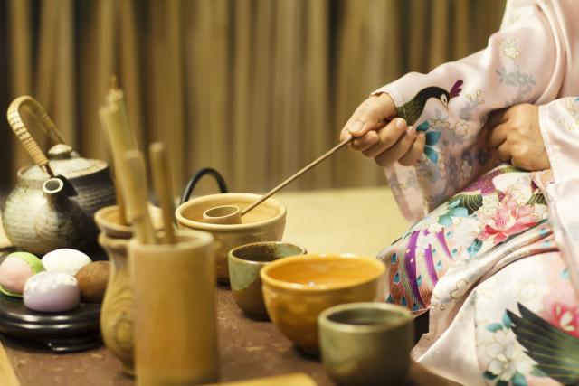 Traditionel japansk teceremoni 