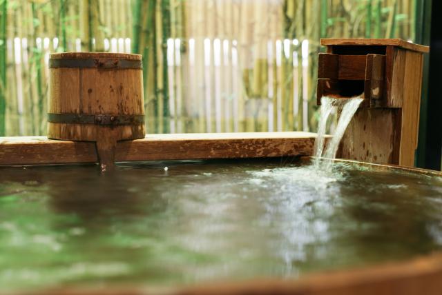 Traditionel onsen, Japan