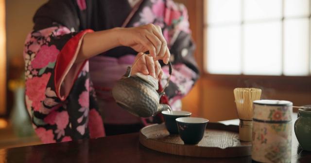 Traditionel japansk teceremoni 