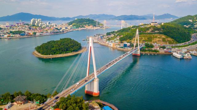 Udsigt over Yeosu