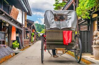 Traditionel gade i Takayama