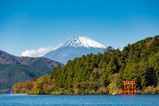 Ashi-søen med Fuji-bjerget, Hakone (valgfri dagstur)