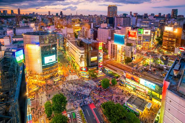 Tokyo - Shibuya krydset 