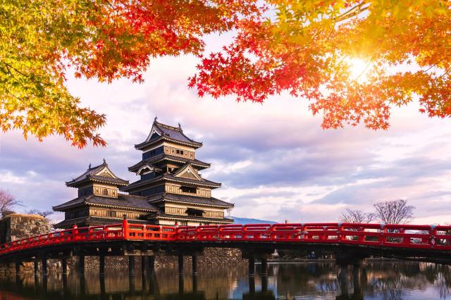 Matsumoto Slot om efteråret