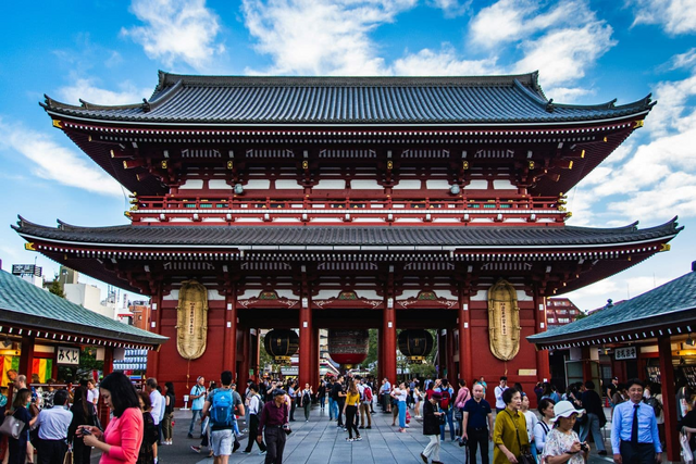 Senso-ji templet i Asakusa, Tokyo