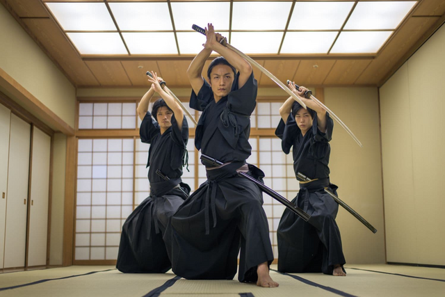 Samurai kendo træning