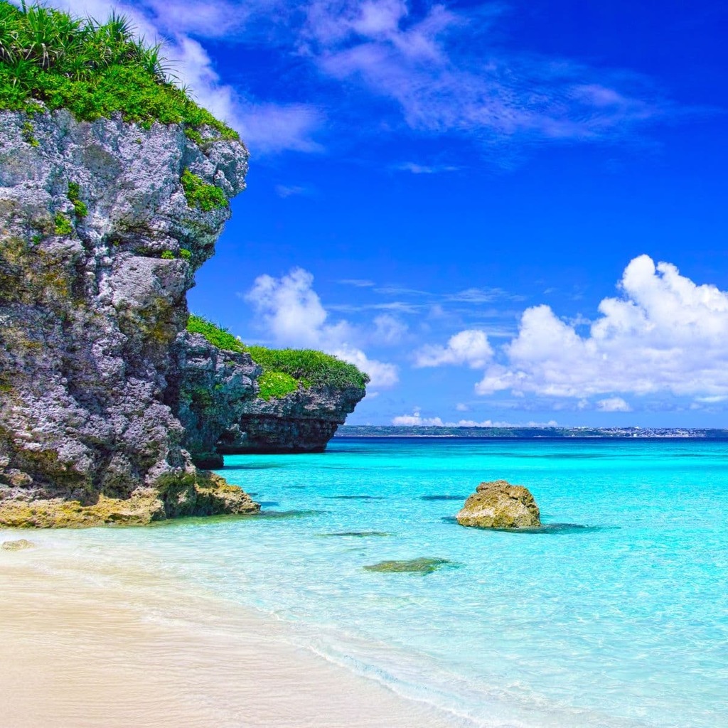 Strand i Okinawa