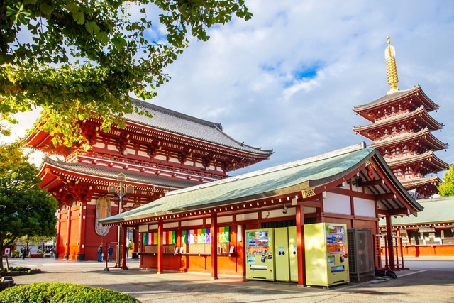 Sensoji-templet i Asakusa, Tokyo 