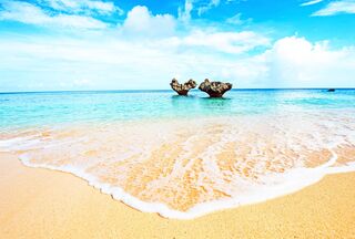 Strand på Okinawa 