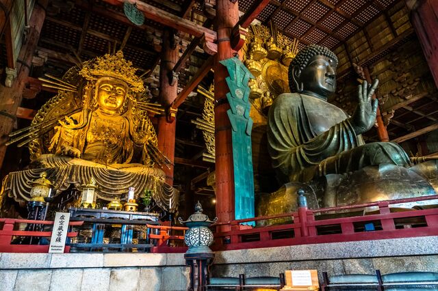 Den store Buddha i Todai-ji templet, Nara