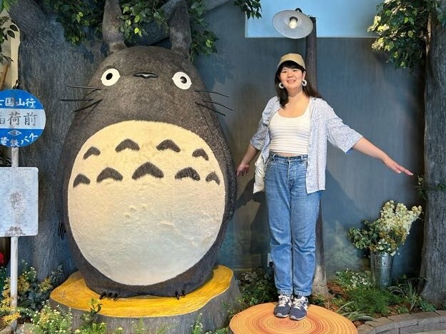 Med Totoro, Ghibli studios, Tokyo 
