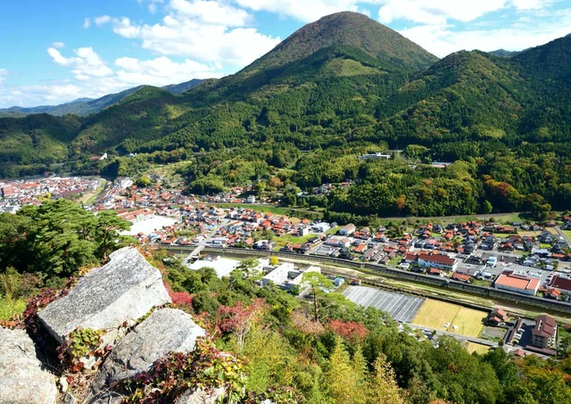 Udsigt over Tsuwano by