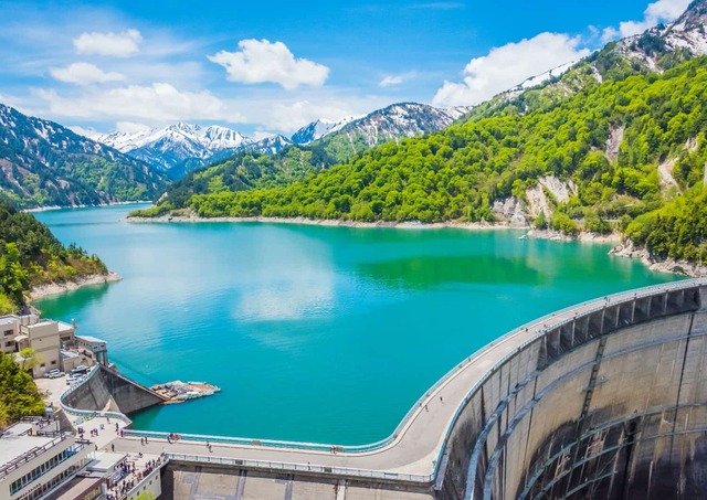 Kurobe-dæmningen, Tateyama