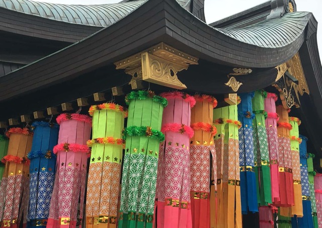 Tanabata ved Masumida-jinja-helligdommen, Sendai