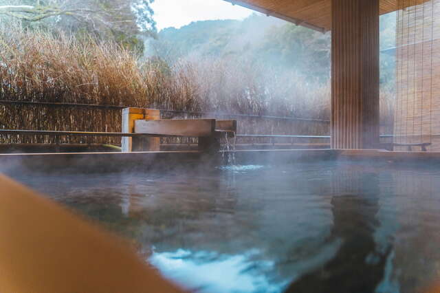 Varm kilde i en ryokan