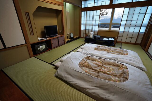Ryokan med udsigt til Mt. Fuji - Japan