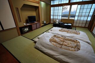 Ryokan med udsigt til Mt. Fuji - Japan