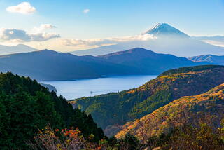 Ashi-søen med Fuji-bjerget, Hakone