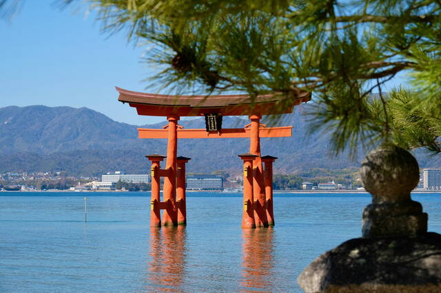 Itsukushima-helligdommens torii-port, Miyajima-øen