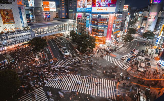Shibuya-krydset i Tokyo 