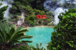Umi Jigoku, dampende kilde i Beppu