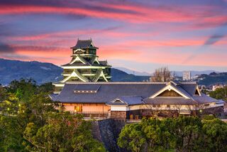 Kumamoto-slottet i Kumamoto 
