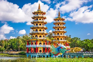 Drage- og Tigerpagoderne i Kaohsiung 
