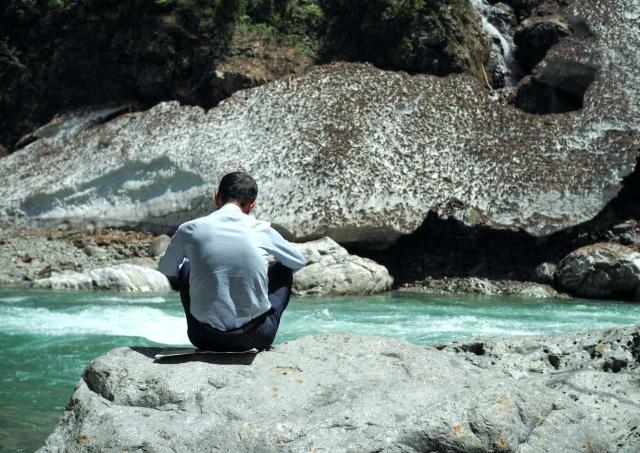 Flod i Unazuki Onsen