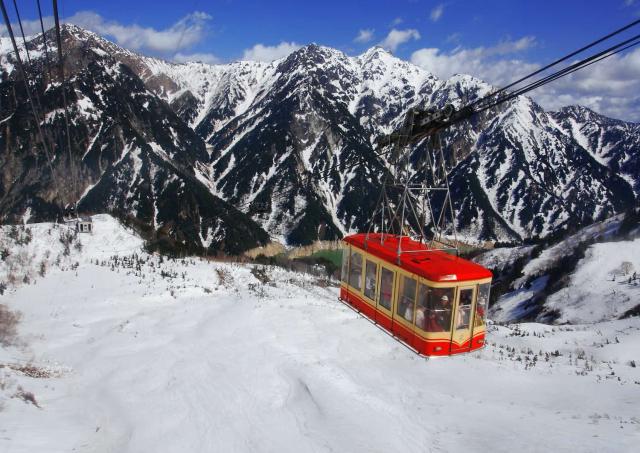 Svævebane på Tateyama Kurobe Alpine Route