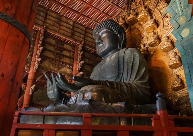 Den store Buddha i Todaiji-templet, Nara
