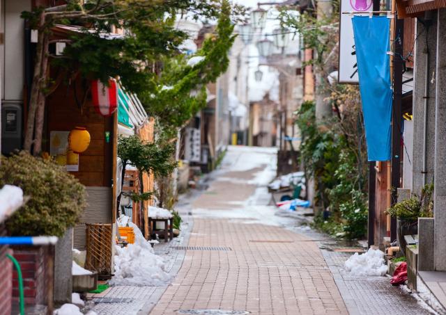 Baggårdene i Shibu Onsen