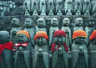 Jizo statuer ved Hase-dera templet