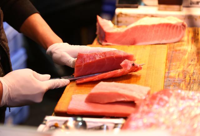 Tsukiji fiskemarkedet, Tokyo