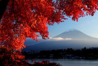 Mt. Fuji og Kawaguchi søen