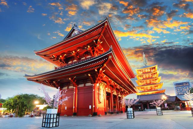 Asakusa Senso-ji templet, Tokyo