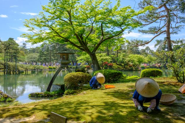 Kenrokuen haven, Kanazawa